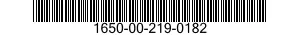1650-00-219-0182  1650002190182 002190182