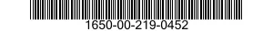 1650-00-219-0452  1650002190452 002190452