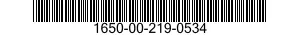 1650-00-219-0534 PLUG,MACHINE THREAD 1650002190534 002190534