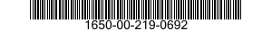 1650-00-219-0692  1650002190692 002190692