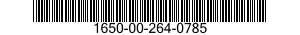 1650-00-264-0785 DAMPENER,FLUID PRESSURE 1650002640785 002640785