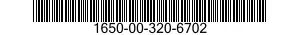 1650-00-320-6702  1650003206702 003206702