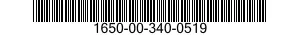 1650-00-340-0519  1650003400519 003400519