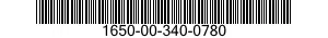 1650-00-340-0780  1650003400780 003400780