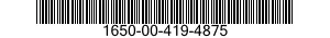 1650-00-419-4875 FILTER ELEMENT,FLUID 1650004194875 004194875