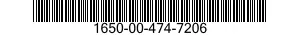 1650-00-474-7206 DISK,VALVE 1650004747206 004747206