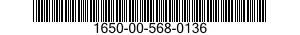 1650-00-568-0136  1650005680136 005680136