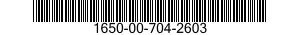 1650-00-704-2603  1650007042603 007042603