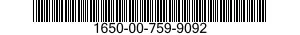 1650-00-759-9092  1650007599092 007599092