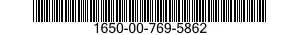 1650-00-769-5862 PISTON,LINEAR ACTUATING CYLINDER 1650007695862 007695862