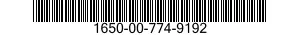 1650-00-774-9192  1650007749192 007749192