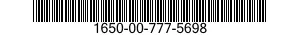 1650-00-777-5698 FILTER ELEMENT,FLUID 1650007775698 007775698