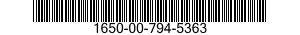 1650-00-794-5363  1650007945363 007945363