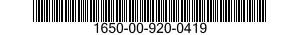 1650-00-920-0419  1650009200419 009200419