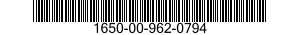 1650-00-962-0794  1650009620794 009620794