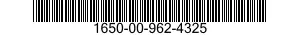 1650-00-962-4325  1650009624325 009624325