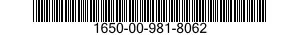 1650-00-981-8062  1650009818062 009818062