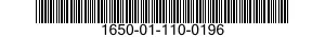 1650-01-110-0196 ROD END ASSEMBLY,VALVE 1650011100196 011100196