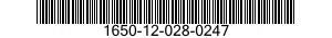 1650-12-028-0247 PLATE,IDENTIFICATION 1650120280247 120280247