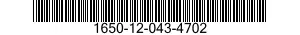 1650-12-043-4702 NUT,PLAIN,ROUND 1650120434702 120434702