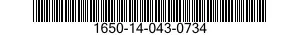 1650-14-043-0734  1650140430734 140430734