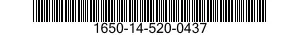 1650-14-520-0437 TANK,HYDRAULIC FLUID,AIRCRAFT 1650145200437 145200437