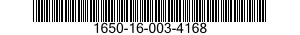 1650-16-003-4168 BOOT,AIRCRAFT COMPONENTS 1650160034168 160034168