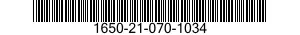 1650-21-070-1034 SHAFT,SHOULDERED 1650210701034 210701034