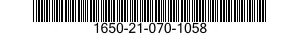 1650-21-070-1058 PISTON,LINEAR ACTUATING CYLINDER 1650210701058 210701058