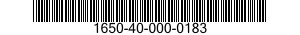 1650-40-000-0183 SERVOMECHANISM,HYDRAULIC-PNEUMATIC,AIRCRAFT 1650400000183 400000183