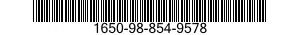 1650-98-854-9578 COUPLING HALF 1650988549578 988549578