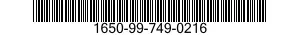 1650-99-749-0216 HOSE ASSEMBLY,NONMETALLIC 1650997490216 997490216