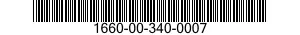 1660-00-340-0007  1660003400007 003400007