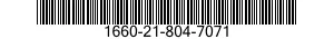 1660-21-804-7071 VALVE,GLOBE 1660218047071 218047071