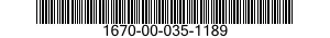 1670-00-035-1189  1670000351189 000351189