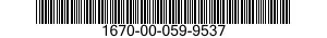 1670-00-059-9537  1670000599537 000599537