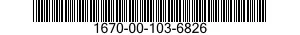 1670-00-103-6826  1670001036826 001036826