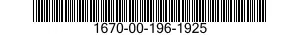 1670-00-196-1925 WITHDRAWAL LINE,DROGUE 1670001961925 001961925