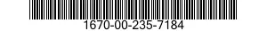 1670-00-235-7184 RAIL ASSEMBLY,CARGO,AIRCRAFT 1670002357184 002357184