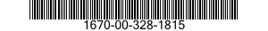 1670-00-328-1815  1670003281815 003281815