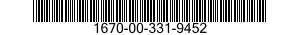 1670-00-331-9452  1670003319452 003319452