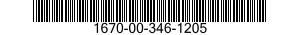 1670-00-346-1205  1670003461205 003461205