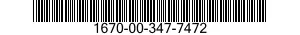 1670-00-347-7472  1670003477472 003477472