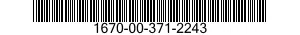 1670-00-371-2243 EJECTOR SNAP,PARACHUTE 1670003712243 003712243