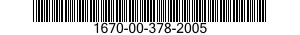 1670-00-378-2005  1670003782005 003782005