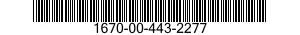 1670-00-443-2277 GUIDE,CAM,MASTER CONTROL 1670004432277 004432277
