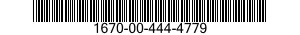 1670-00-444-4779  1670004444779 004444779