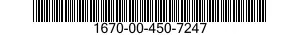 1670-00-450-7247  1670004507247 004507247