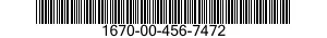 1670-00-456-7472  1670004567472 004567472