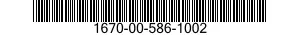 1670-00-586-1002  1670005861002 005861002
